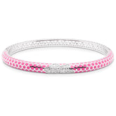 Pink Enamel Bangle